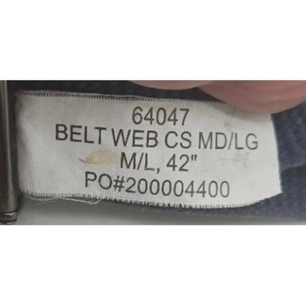 Vintage BSA Cub Scout Blue Web Belt Loaded with Metal Academics Sports Loops
